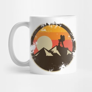 Vintage Rock Climbing - Mountain Climbing Mug